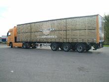 rideaux coulissants avec b�che imprim�e full quadri sur toute la surface : B�ches pour le Transport : Rideaux coulissants