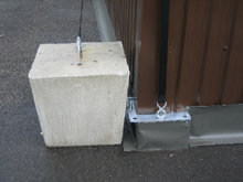 bloc de lestage pour tente de r�ception