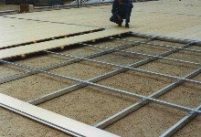 soubassement plancher en acier galvanis�